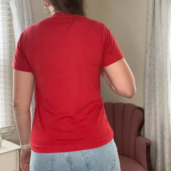 Vintage 1980's Hunterdon Central Regional High School Red Devils T-Shirt - Picture 3 of 6